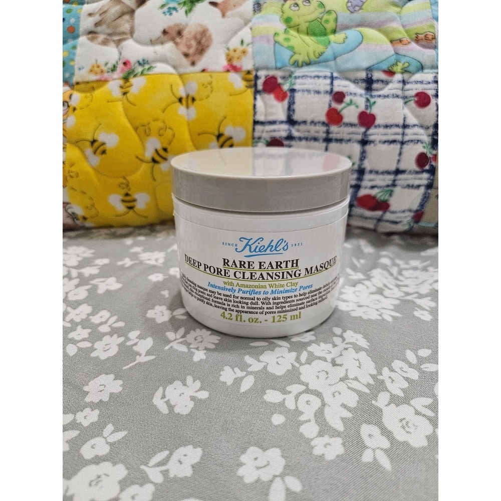 Kiehl's Rare Earth Deep Pore‎ Cleansing Masque 4.2 FL oz - 125 mL FULL SIZE
